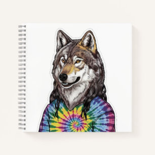 Jerry Garcia wolf Notebook