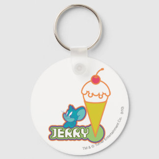 Jerry Ice Cream Key Ring