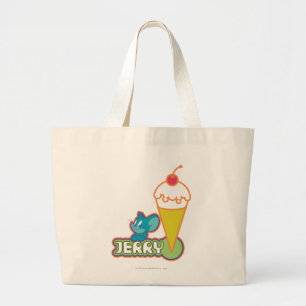 Jerry Ice Cream Large Tote Bag