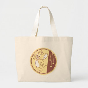 Jerry In Circle Large Tote Bag