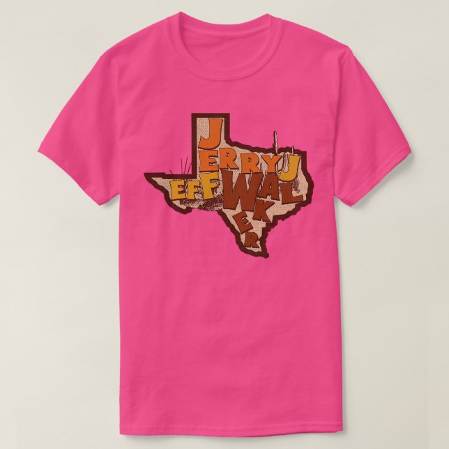 Jerry Jeff Walker T-Shirt (Design Front)