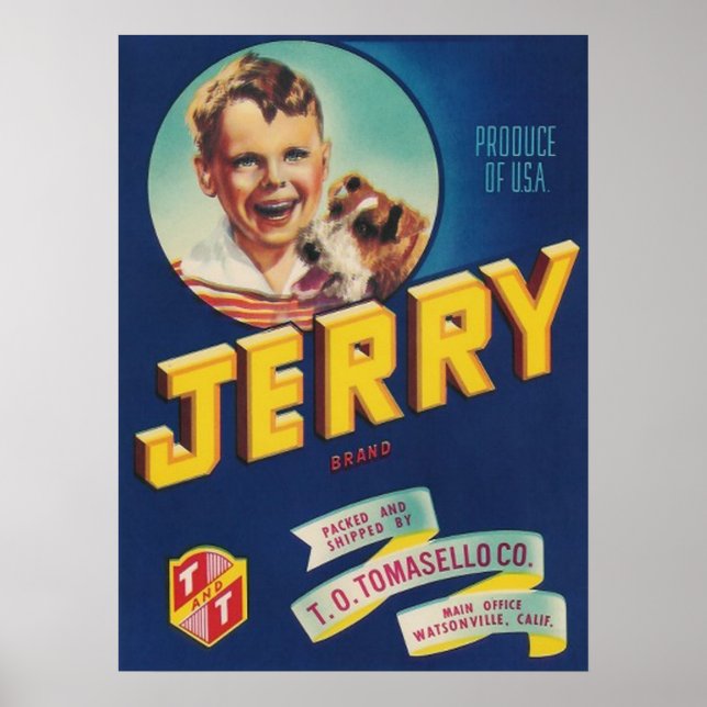 jerry label large poster (Front)