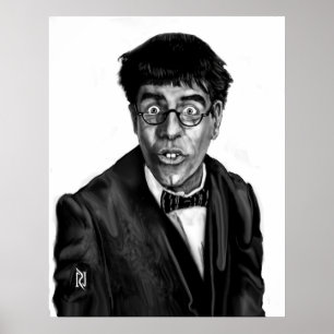 JERRY LEWIS; WHAT A NUTTY  CHARACTER  POSTER