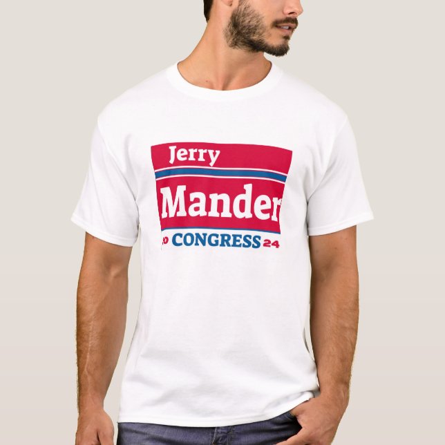 Jerry Mander Campaign T-Shirt (Front)