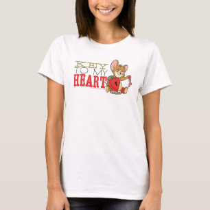 Jerry Mouse "Key To My Heart" Valentine T-Shirt