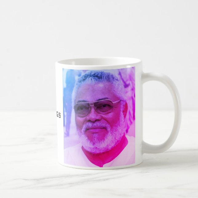 Jerry Rawlings, J.J. Rawlings, President of Ghana Coffee Mug (Right)