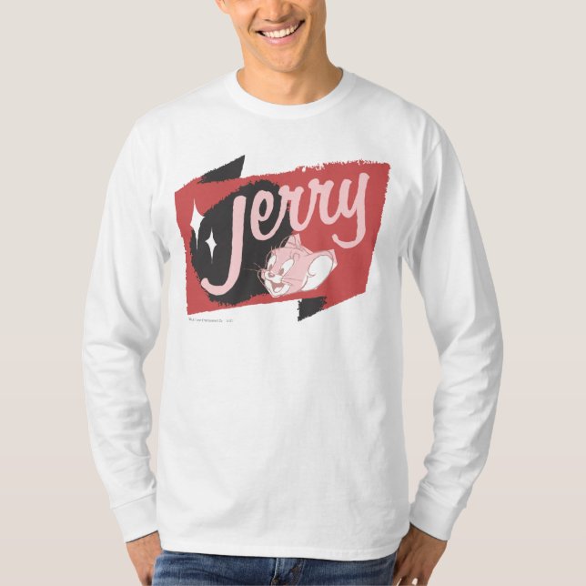 Jerry Red and Black Logo T-Shirt (Front)