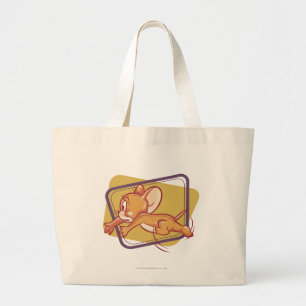 Jerry Running Scared Large Tote Bag