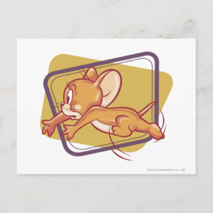 Jerry Running Scared Postcard