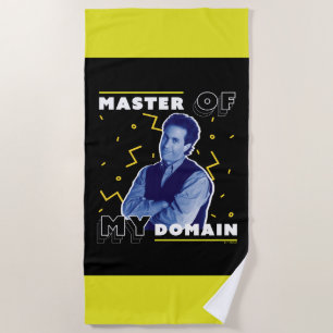 Jerry Seinfeld   Master of My Domain Beach Towel