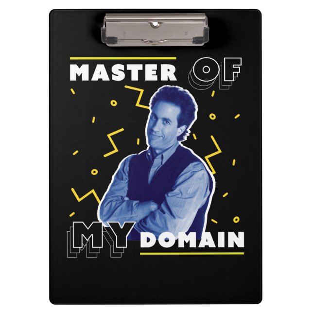 Jerry Seinfeld | Master of My Domain Clipboard (Front)