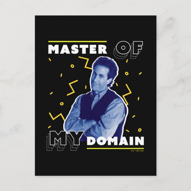 Jerry Seinfeld | Master of My Domain Postcard (Front)