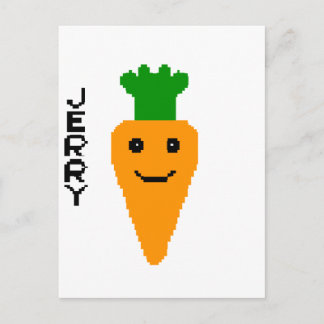 Jerry The Carrot Postcard
