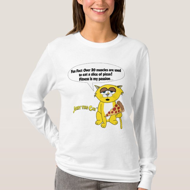 Jerry The Cat-Fun Fact T-Shirt (Front)
