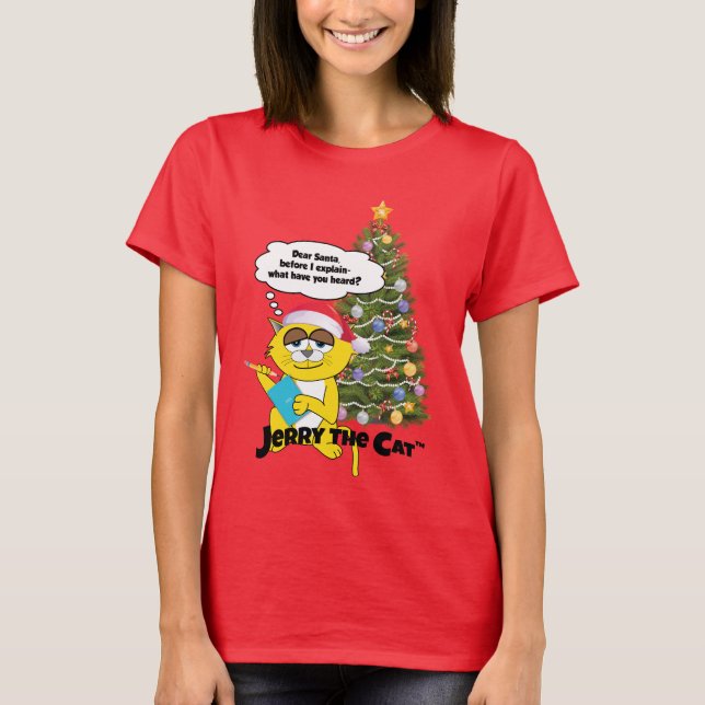 Jerry The Cat Holiday Shirt (Front)