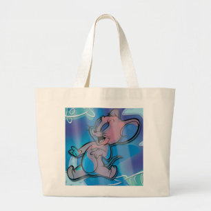 Jerry Trippy Fish Large Tote Bag
