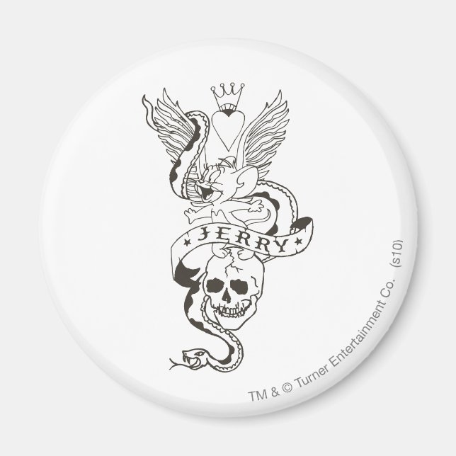 Jerry Twisted Tattoo 1 Magnet (Front)