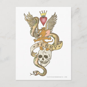 Jerry Twisted Tattoo 2 Postcard