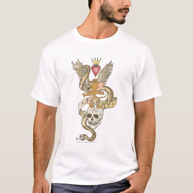 Jerry Twisted Tattoo 2 T-Shirt (Front)