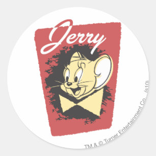Jerry Yellow Botiw Logo Classic Round Sticker