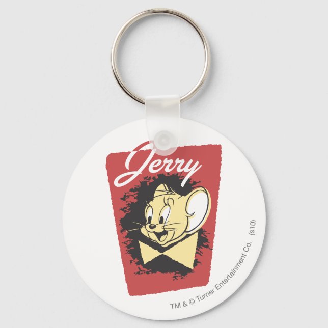Jerry Yellow Botiw Logo Key Ring (Front)