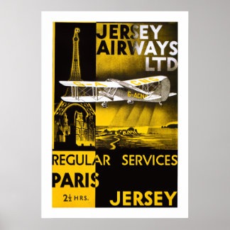 Jersey Airways Poster