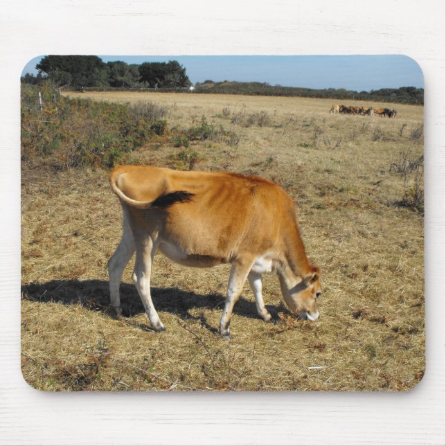 Jersey calf mouse mat (Front)
