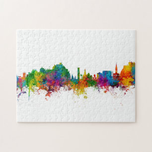Jersey Channel Islands Skyline Jigsaw Puzzle