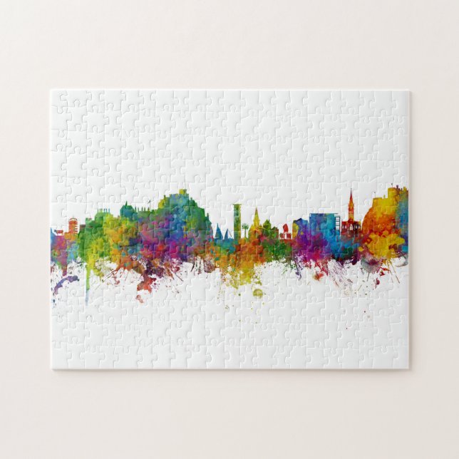 Jersey Channel Islands Skyline Jigsaw Puzzle (Horizontal)