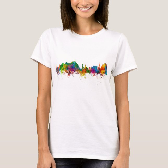 Jersey Channel Islands Skyline T-Shirt (Front)
