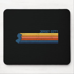 Jersey City New Jersey City Retro Mouse Mat