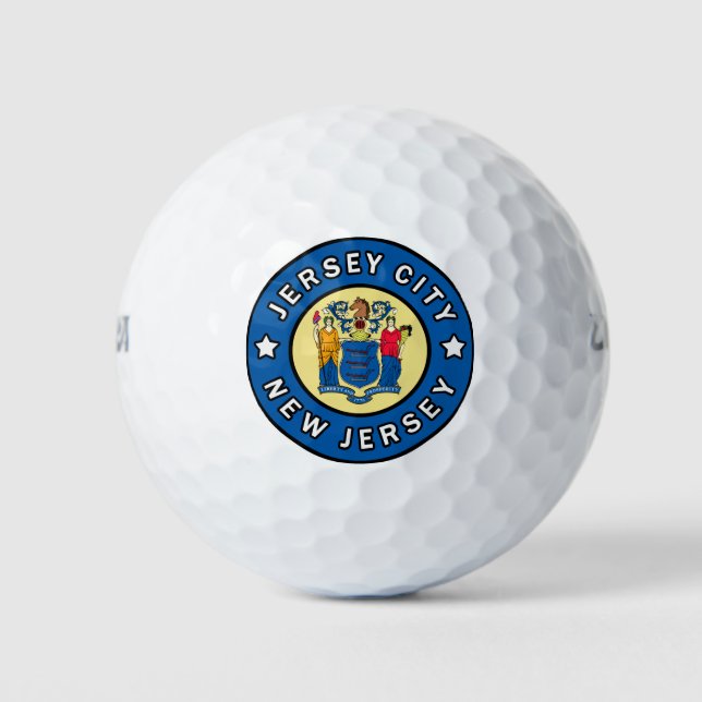 Jersey City New Jersey Golf Balls (Front)
