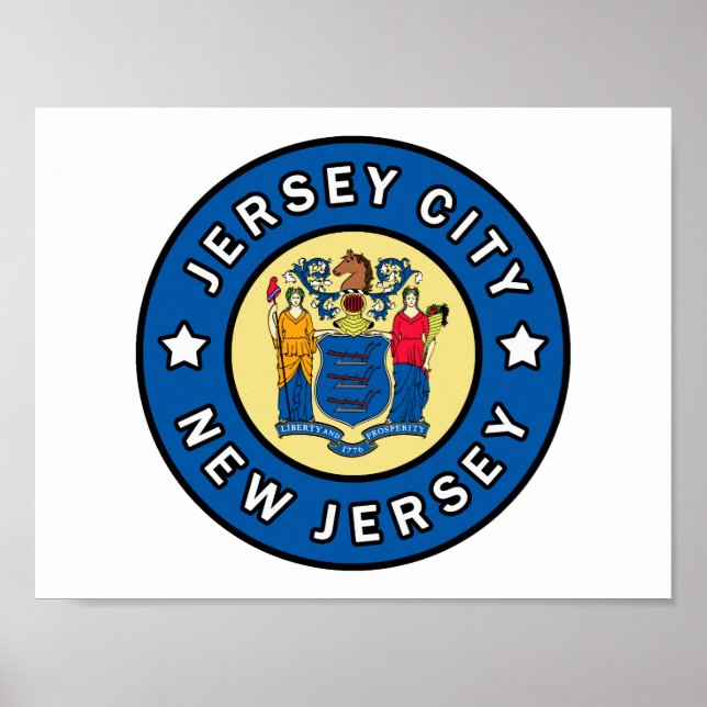 Jersey City New Jersey Poster (Front)