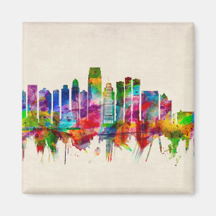Jersey City New Jersey Skyline Magnet