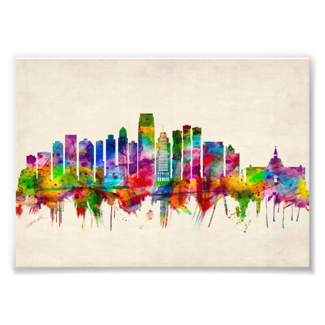 Jersey City New Jersey Skyline Photo Print (Front)