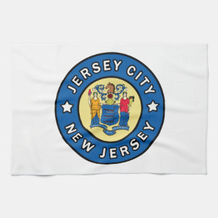 Jersey City New Jersey Tea Towel