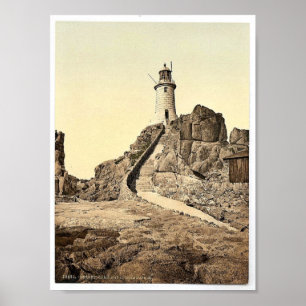 Jersey, Corbiere Lighthouse, III, Channel Islands, Poster