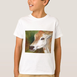 Jersey Cow aceo Kid's Sweatshirt T-Shirt
