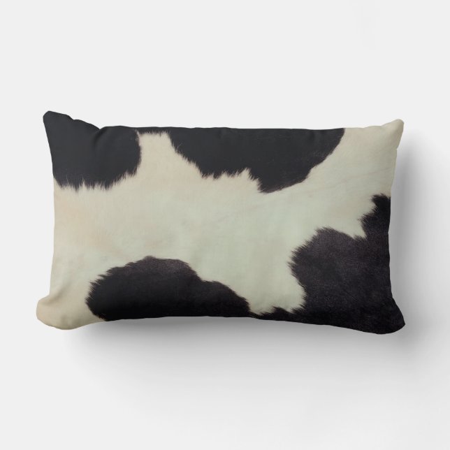 Jersey Cow Hide Lumbar Cushion (Front)