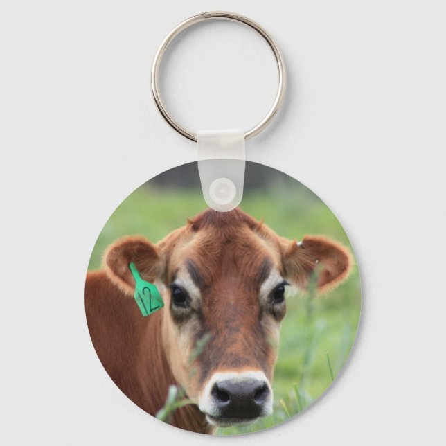 Jersey Cow Key Ring (Front)