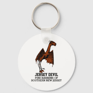 Jersey Devil Creature Cryptid Customisable Text Ke Key Ring