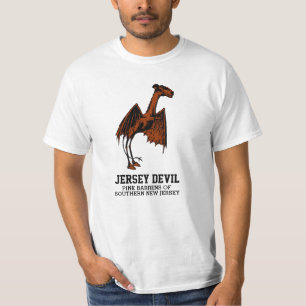 Jersey Devil Creature Cryptid Customisable Text T- T-Shirt