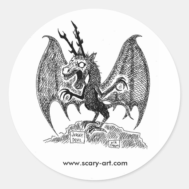 Jersey Devil Sticker (Front)