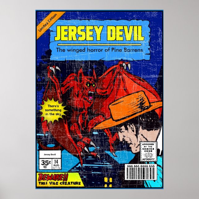 Jersey Devil Vintage  Poster (Front)