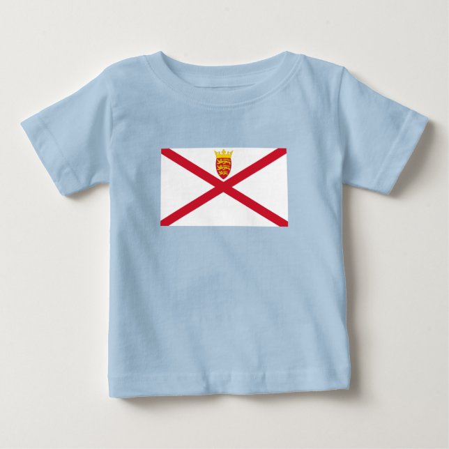 Jersey Flag Baby T-Shirt (Front)