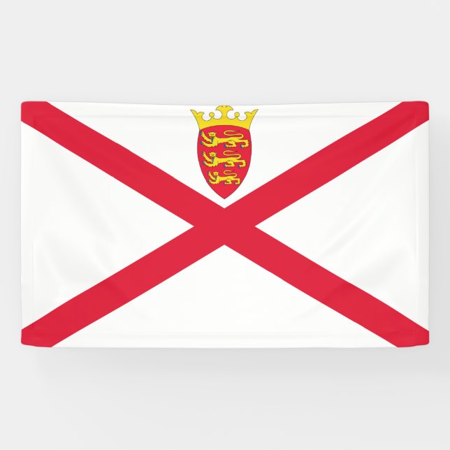 Jersey Flag Banner (Horizontal)