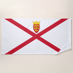 Jersey Flag Beach Towel