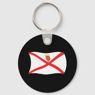 Jersey Flag Keychain
