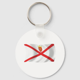 Jersey Flag Keychain