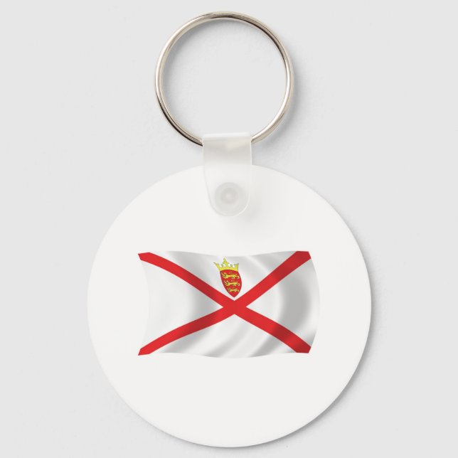 Jersey Flag Keychain (Front)